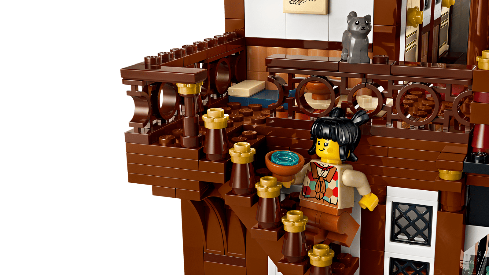 LEGO Chinese Festivals Ancient Moon-Gazing Inn (80121) – Mid-Autumn Festival Building Set
