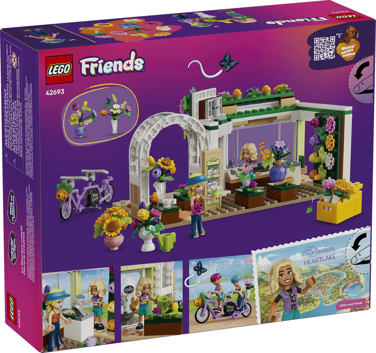 LEGO Friends Creative Flower Shop (42693) | Friends Building Set for Ages 6+