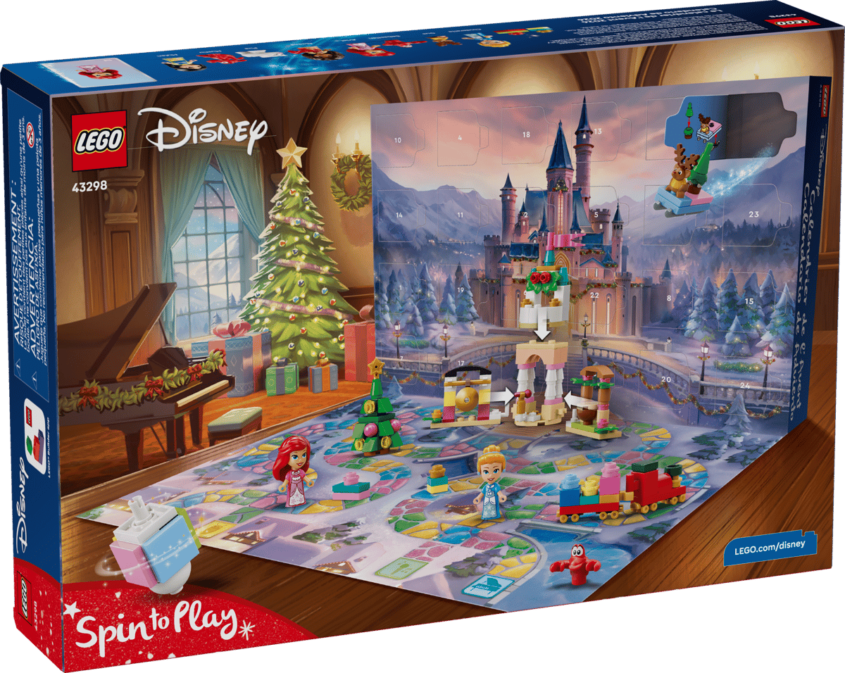 LEGO Disney Princess 2026 Advent Calendar – 24-Day Holiday Countdown (Ages 6+, 479 Pieces) (43298)