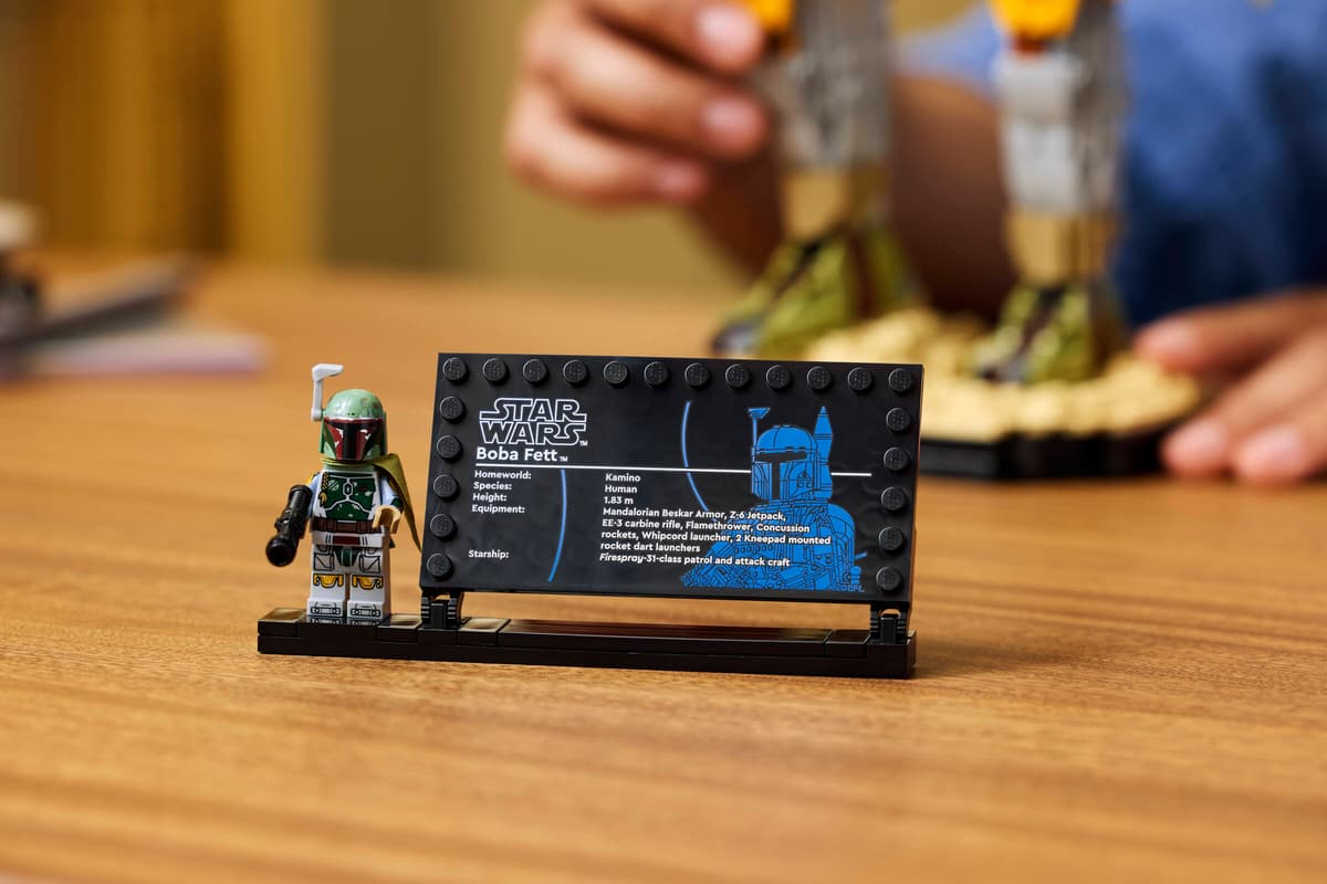 LEGO Star Wars Boba Fett™ – 1,544-Piece Poseable Bounty Hunter Display Figure from Return of the Jedi (Ages 18+) [75455]