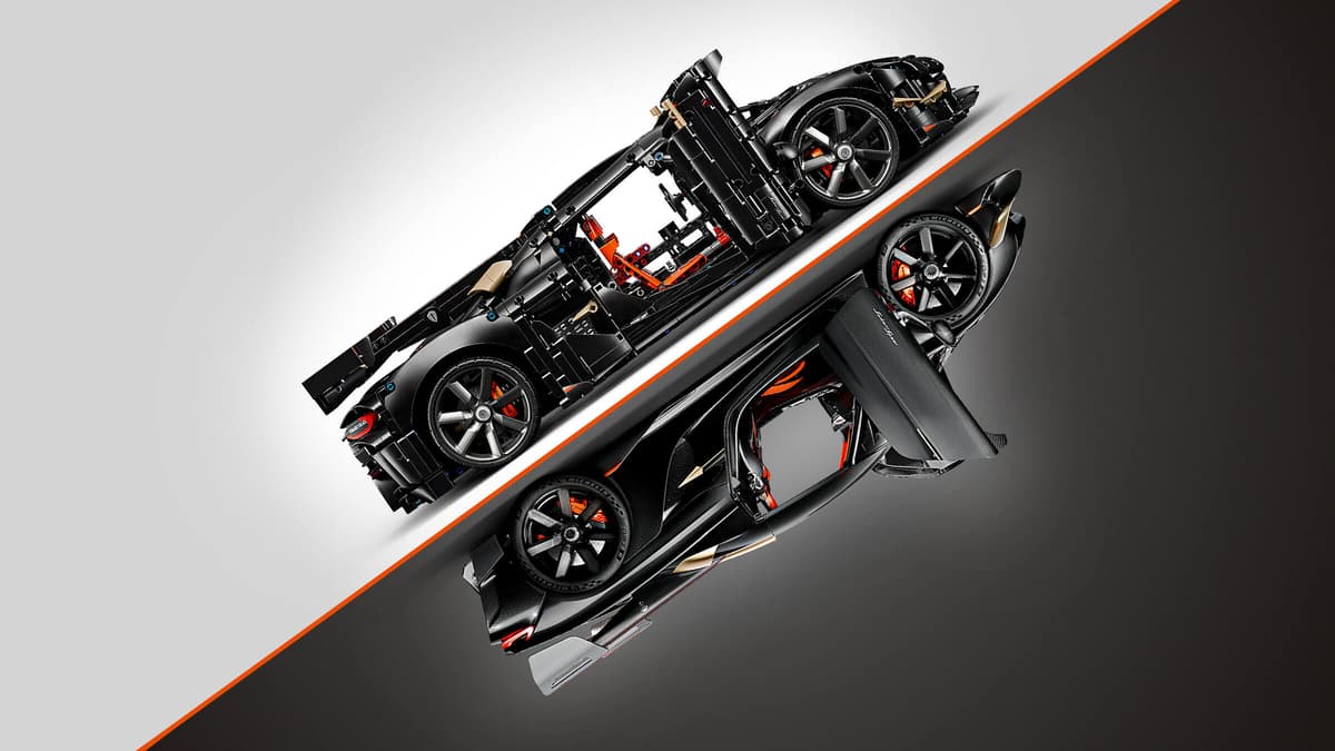 LEGO Technic Koenigsegg Sadair's Spear Megacar – Ultimate Car Concept Series for Adults 18+ (4,104 Pieces) (42232)