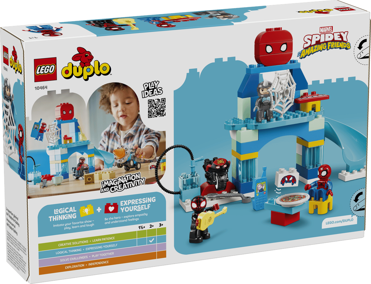 LEGO DUPLO Disney Team Spidey Webquarters (10464) | DUPLO Disney Building Set for Ages 2+