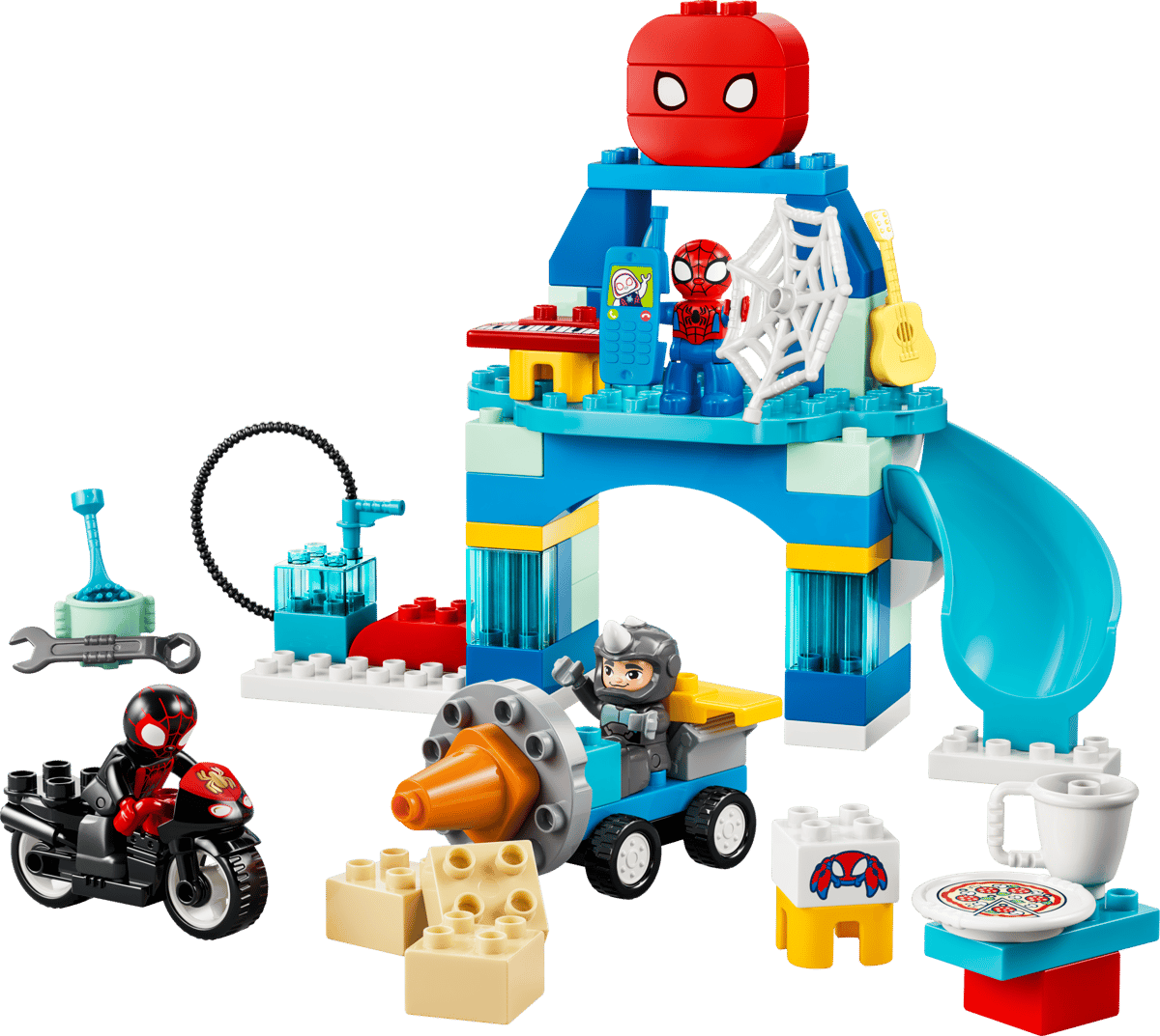 LEGO DUPLO Disney Team Spidey Webquarters (10464) | DUPLO Disney Building Set for Ages 2+