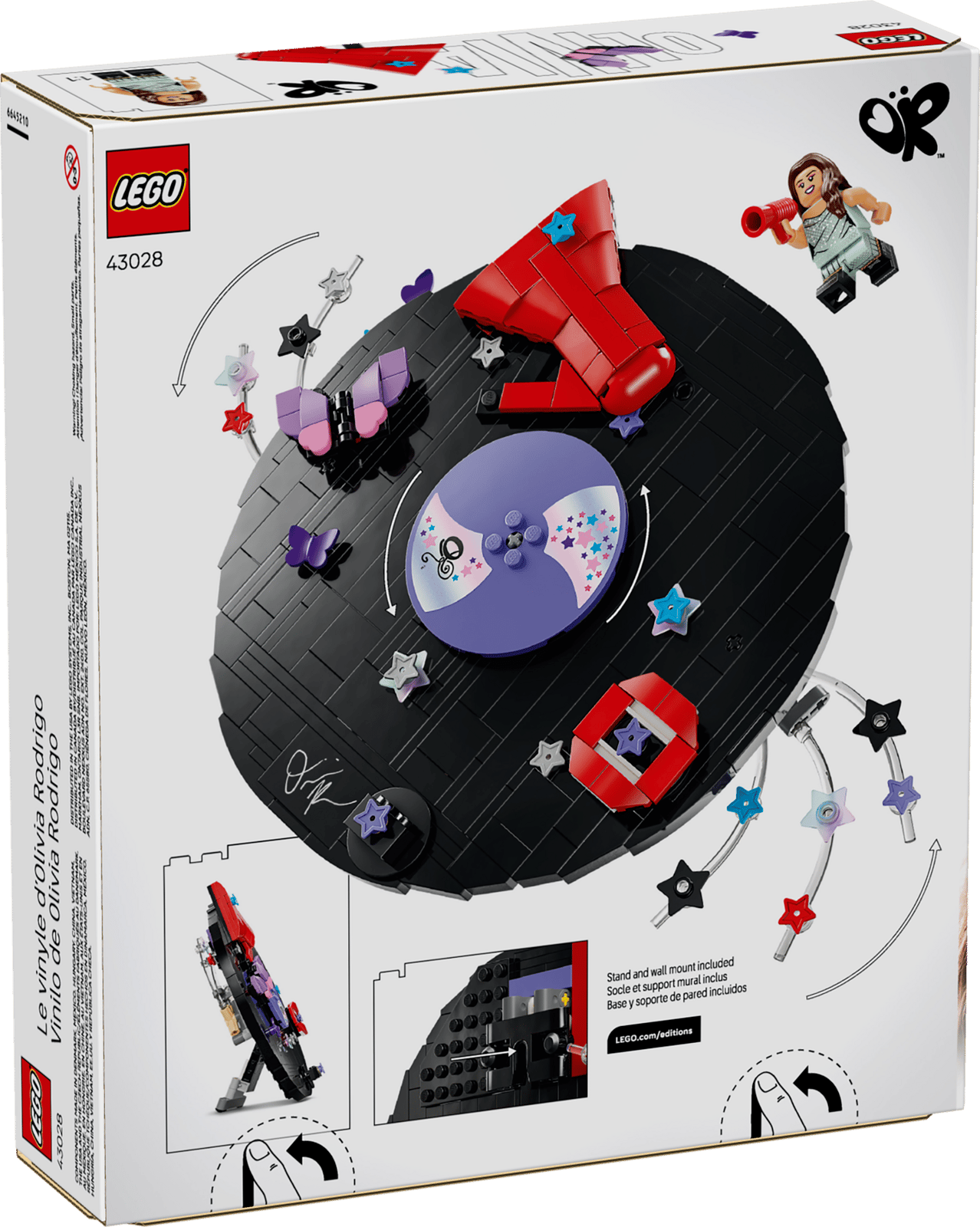 LEGO Editions Music Olivia Rodrigo's Vinyl (43028) | Building Set