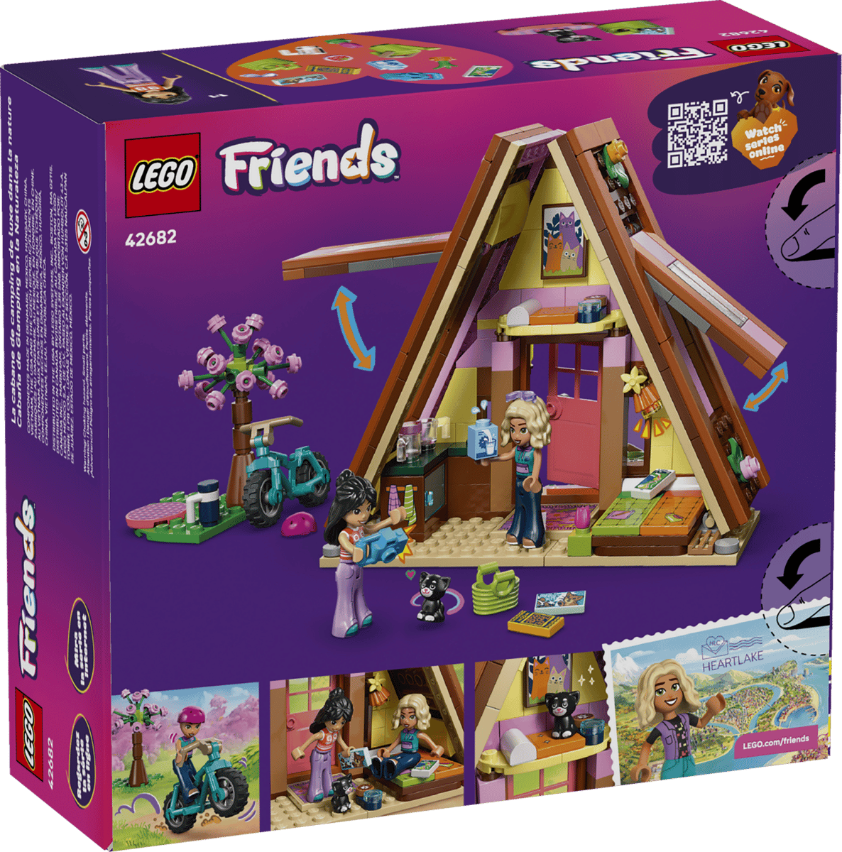 LEGO Friends Nature Glamping Cabin (42682) | Friends Building Set for Ages 6+