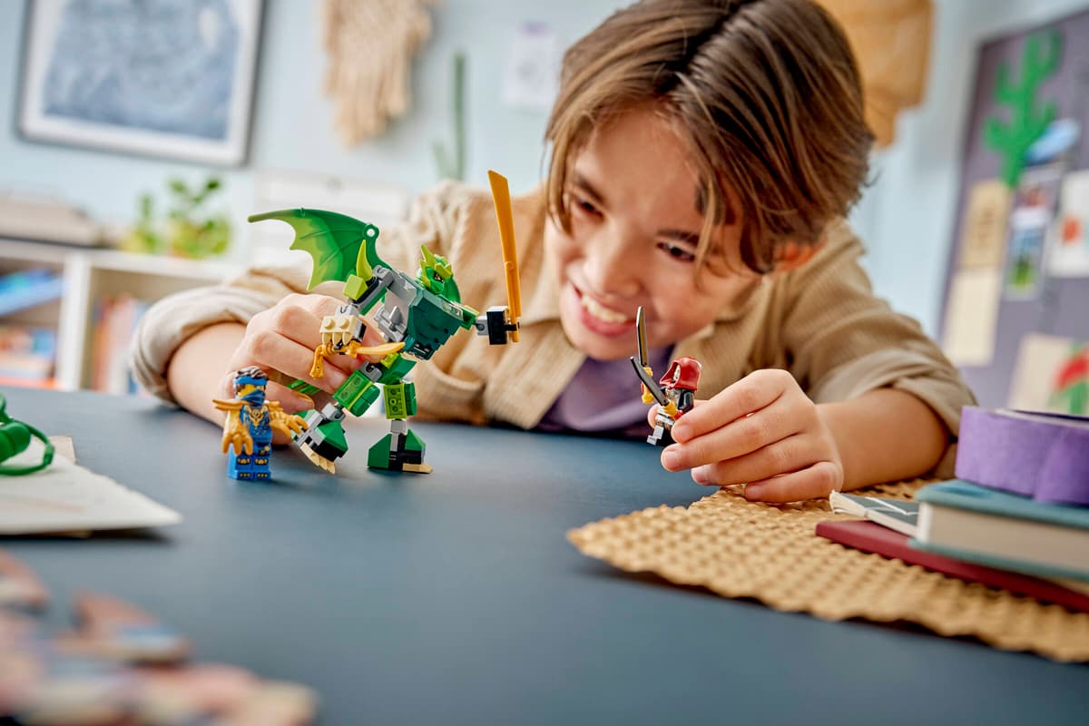 LEGO Ninjago Lloyd's Dragon Mech Battle Pack (71862) | Ninjago Building Set for Ages 8+