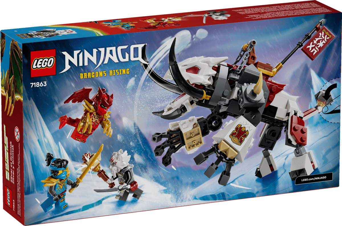 LEGO Ninjago Zilvar and Grimtak the Dragon (71863) | Ninjago Building Set for Ages 8+