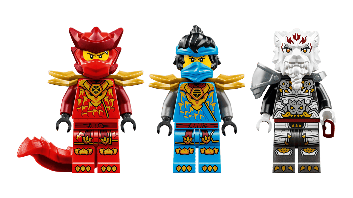 LEGO Ninjago Zilvar and Grimtak the Dragon (71863) | Ninjago Building Set for Ages 8+