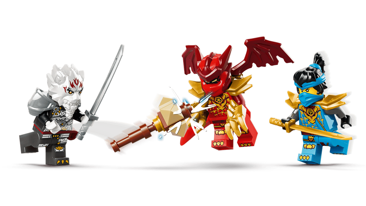 LEGO Ninjago Zilvar and Grimtak the Dragon (71863) | Ninjago Building Set for Ages 8+