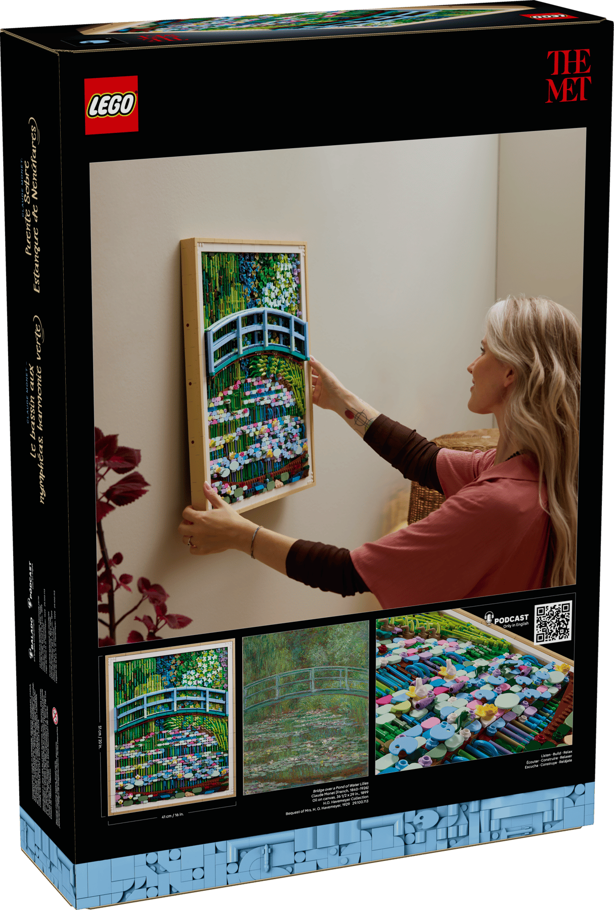 LEGO Art Claude Monet – Bridge over a Pond of Water Lilies [31220]