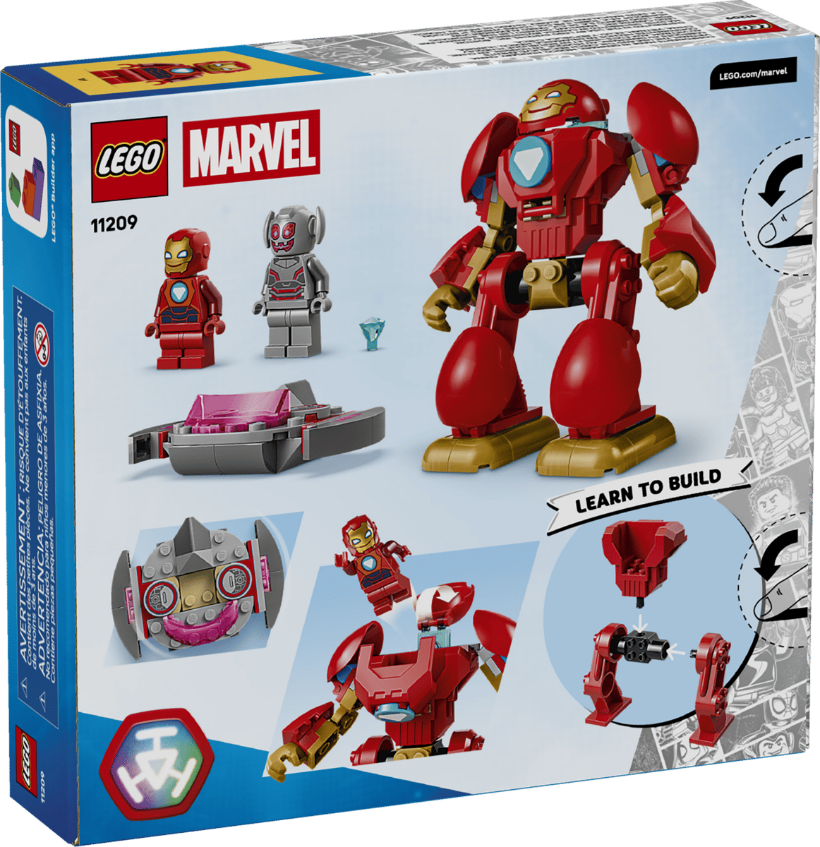 LEGO Marvel 4+ Ultron vs. Iron Man (11209) | Marvel 4+ Building Set for Ages 4+