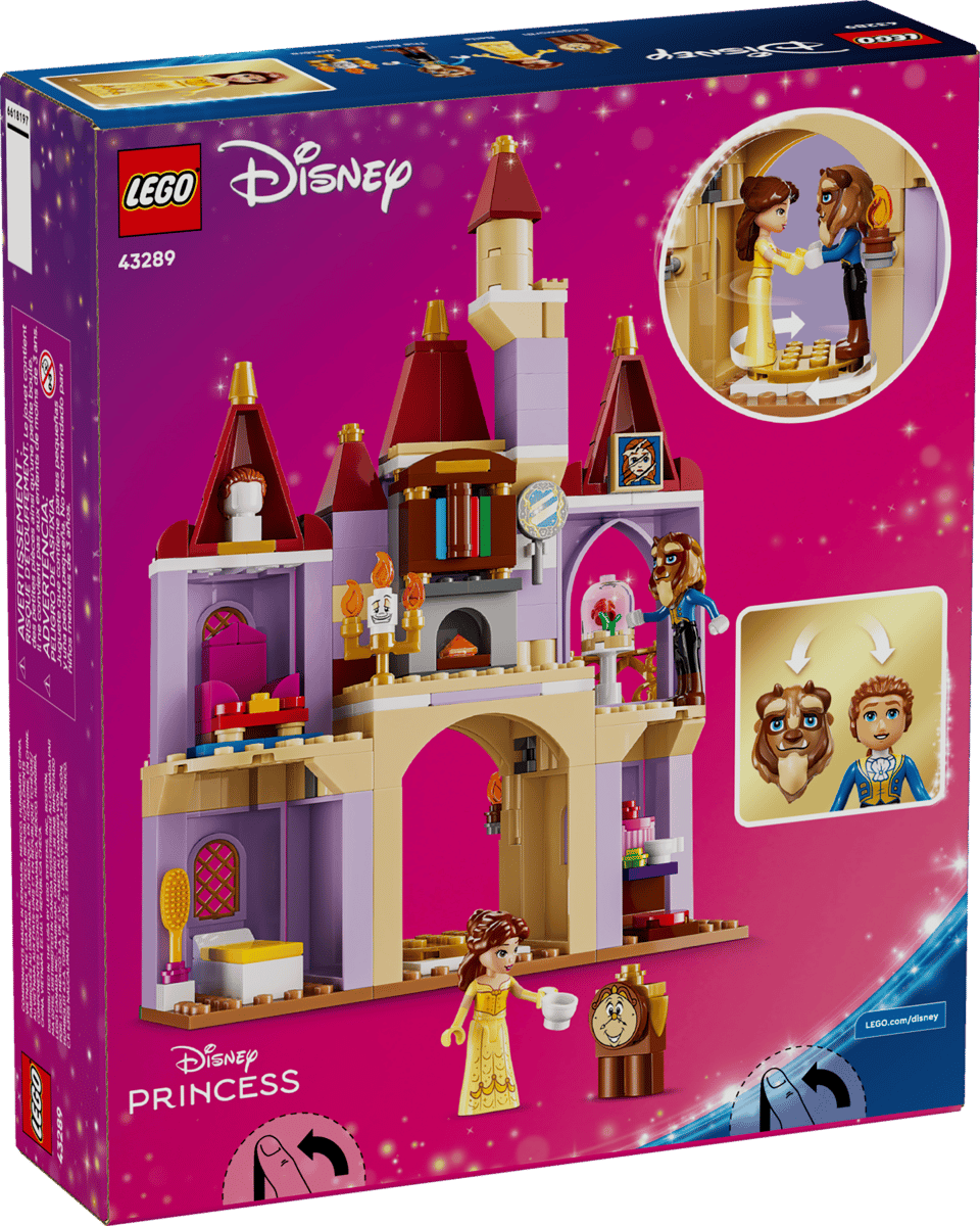 LEGO Disney Princess Belle & the Beast's Enchanted Castle (43289) | Disney Princess Building Set for Ages 4+