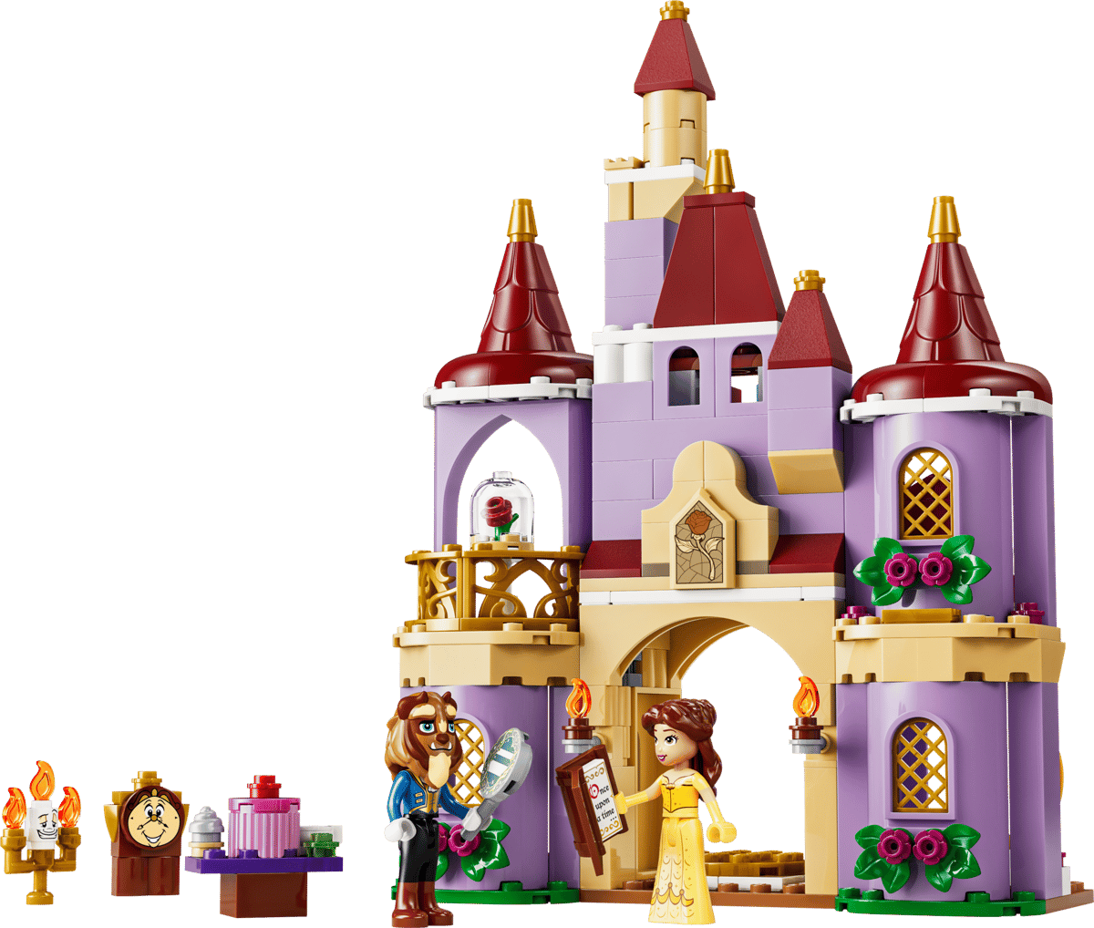 LEGO Disney Princess Belle & the Beast's Enchanted Castle (43289) | Disney Princess Building Set for Ages 4+