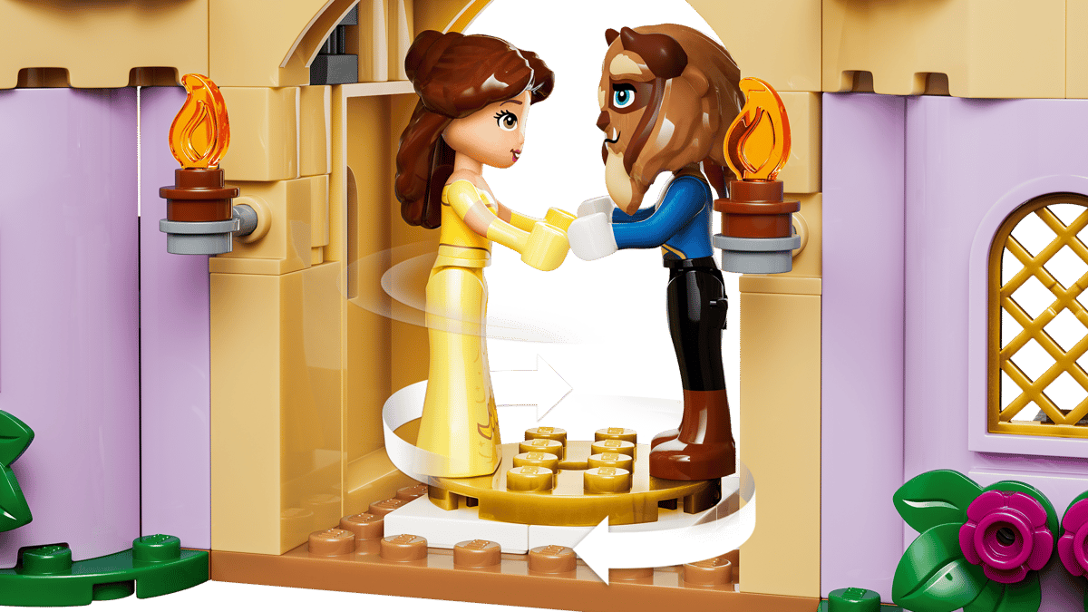 LEGO Disney Princess Belle & the Beast's Enchanted Castle (43289) | Disney Princess Building Set for Ages 4+