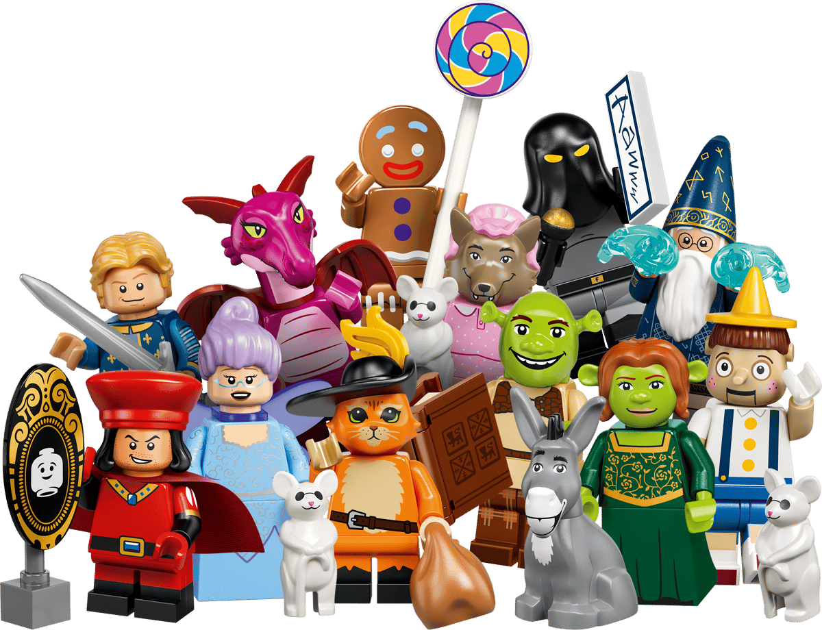 LEGO Minifigures Series 40 Shrek – Blind Bag Collectible Minifigure (Ages 5+, 1 Random Figure) (71053)