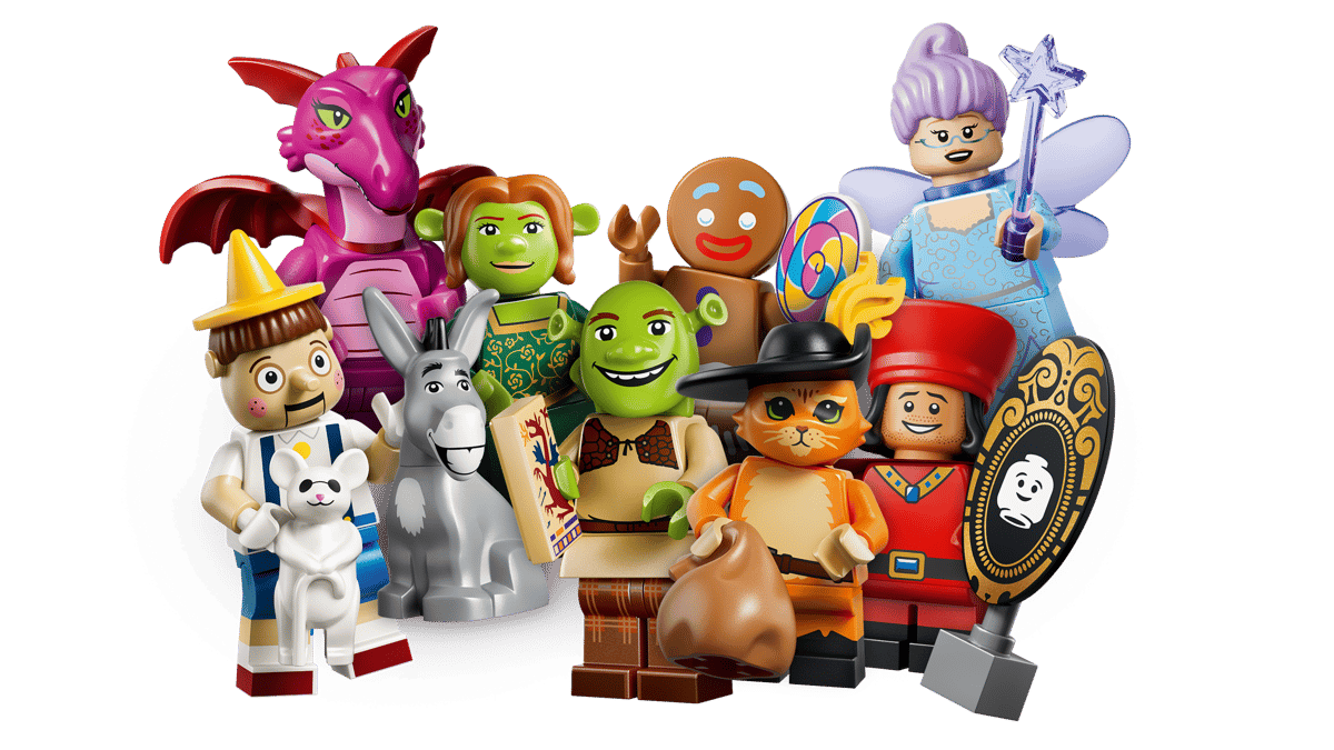 LEGO Minifigures Series 40 Shrek – Blind Bag Collectible Minifigure (Ages 5+, 1 Random Figure) (71053)