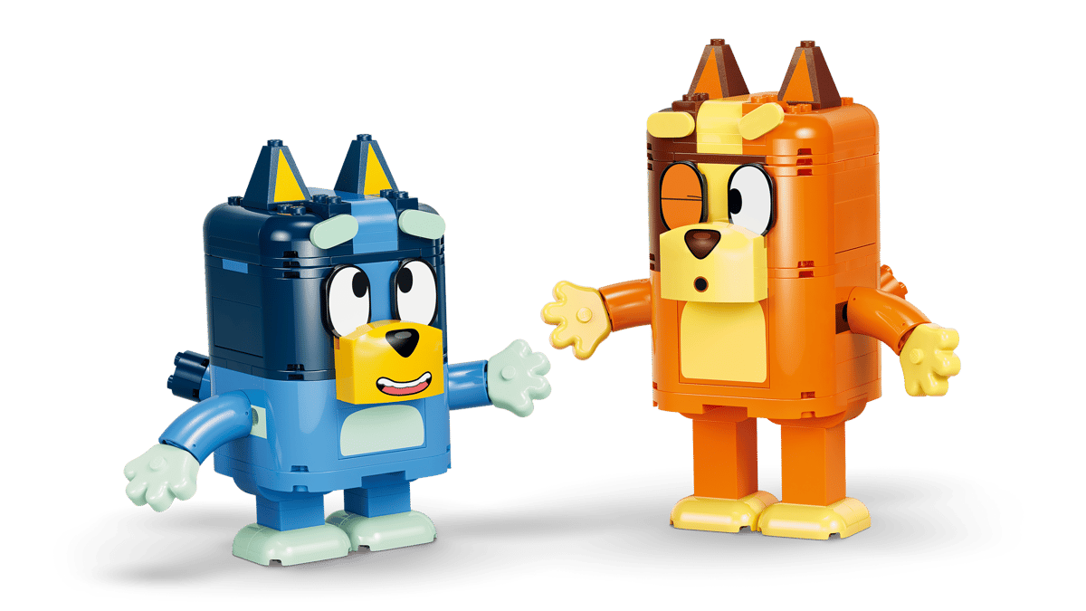 LEGO Bluey Brick-Built Bluey Family (11217) | Bluey Building Set for Ages 4+