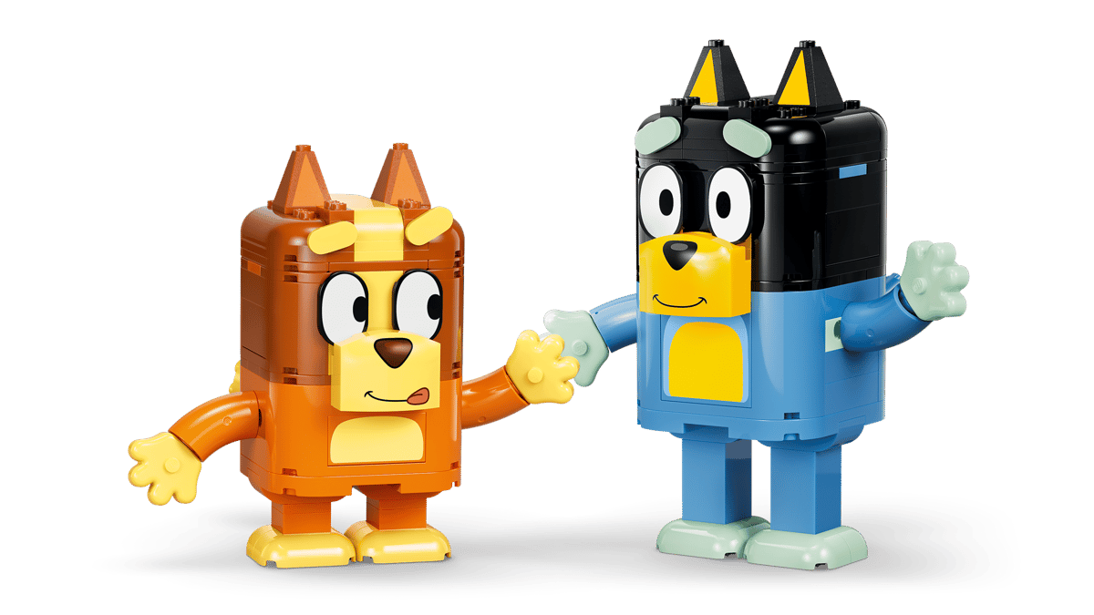LEGO Bluey Brick-Built Bluey Family (11217) | Bluey Building Set for Ages 4+