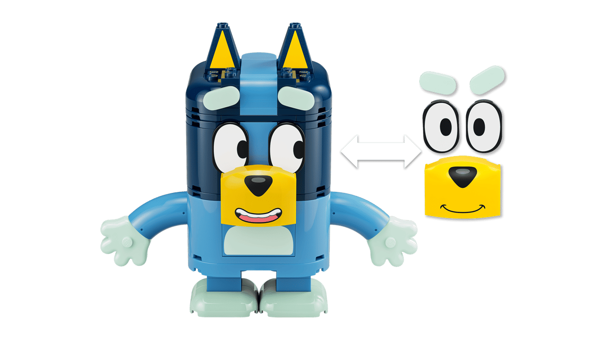 LEGO Bluey Brick-Built Bluey Family (11217) | Bluey Building Set for Ages 4+