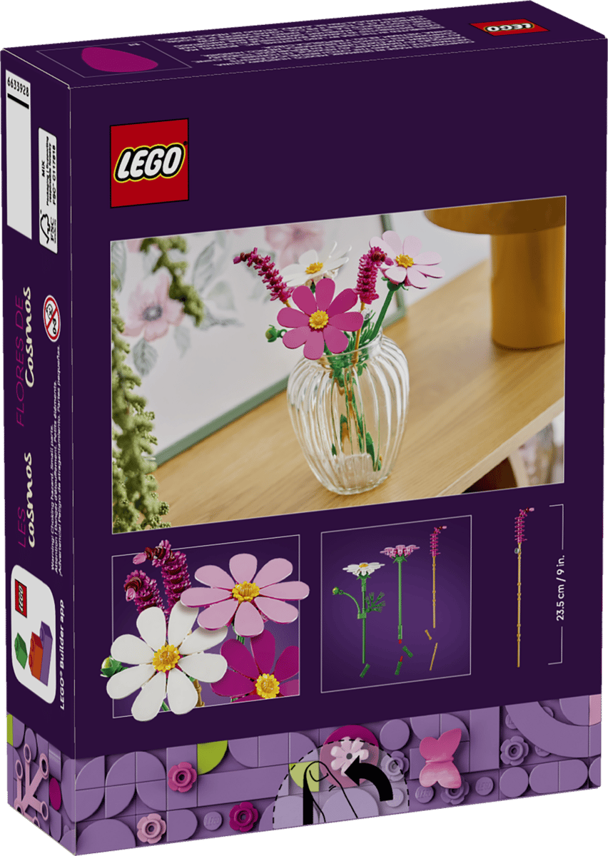 LEGO Botanicals Cosmos Flowers (11514) | Botanicals Building Set for Ages 8+