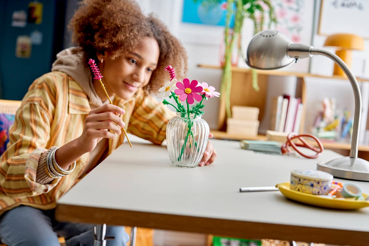 LEGO Botanicals Cosmos Flowers (11514) | Botanicals Building Set for Ages 8+