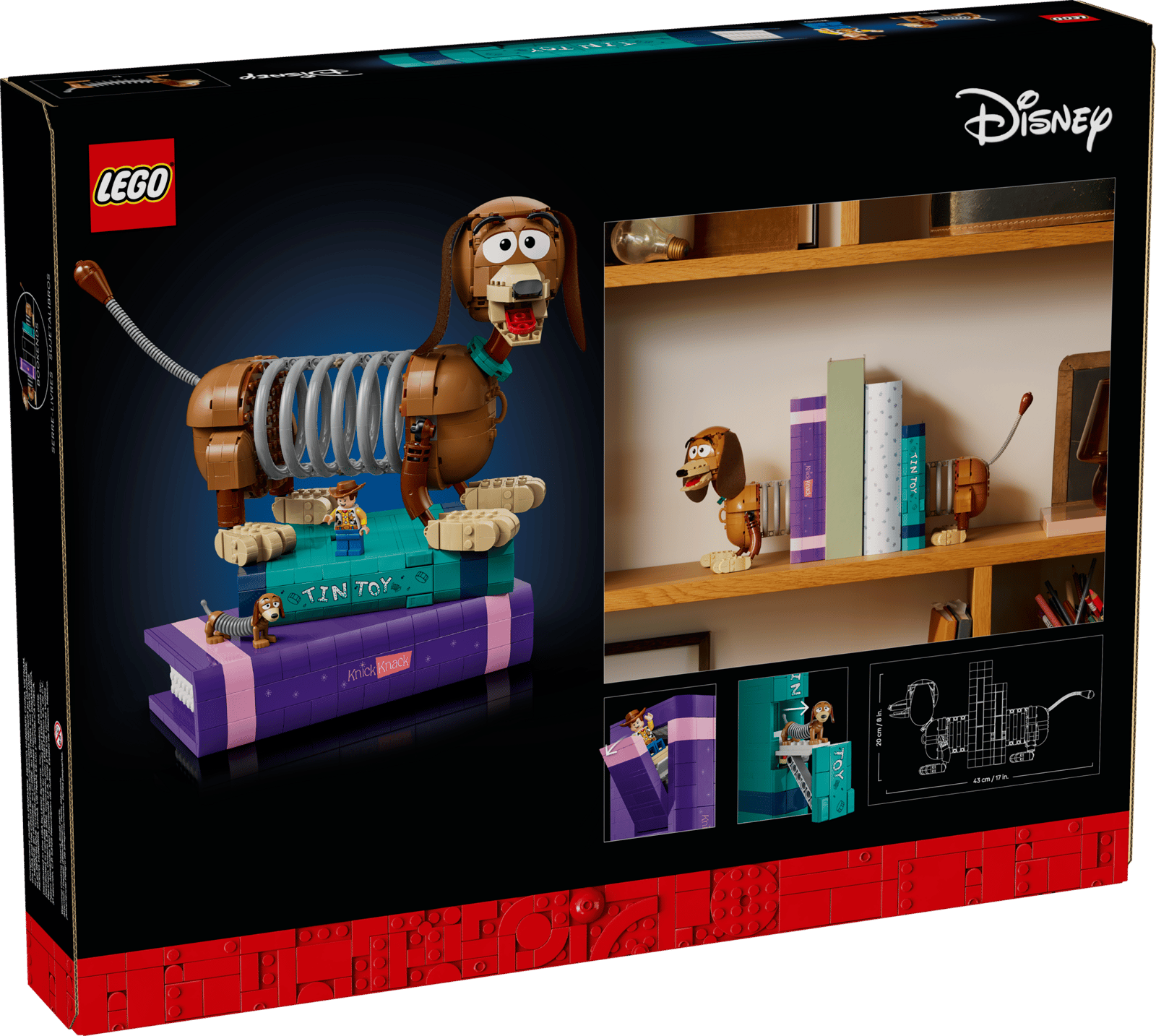 LEGO Disney Toy Story Slinky Dog Bookends [43301]