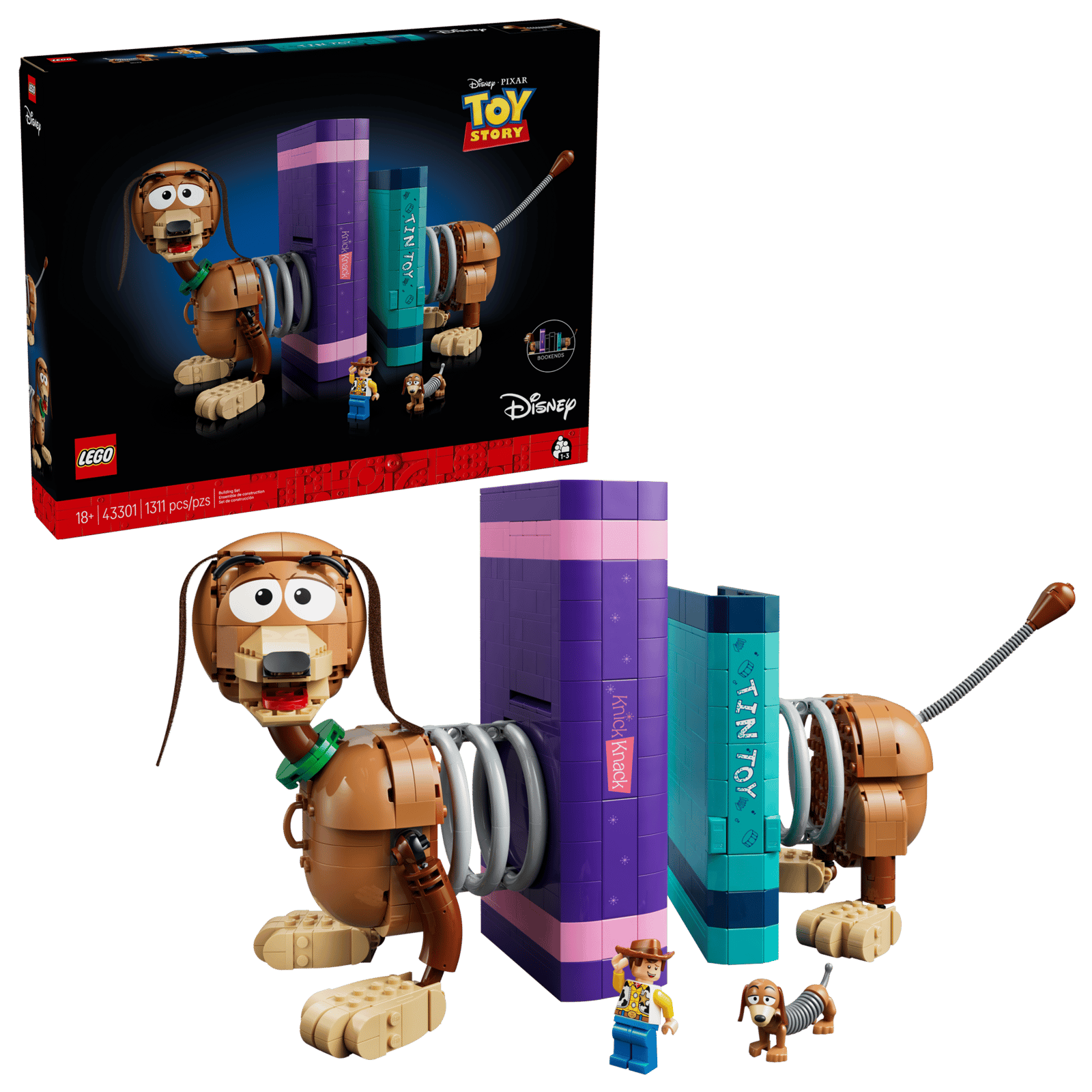 LEGO Disney Toy Story Slinky Dog Bookends [43301]