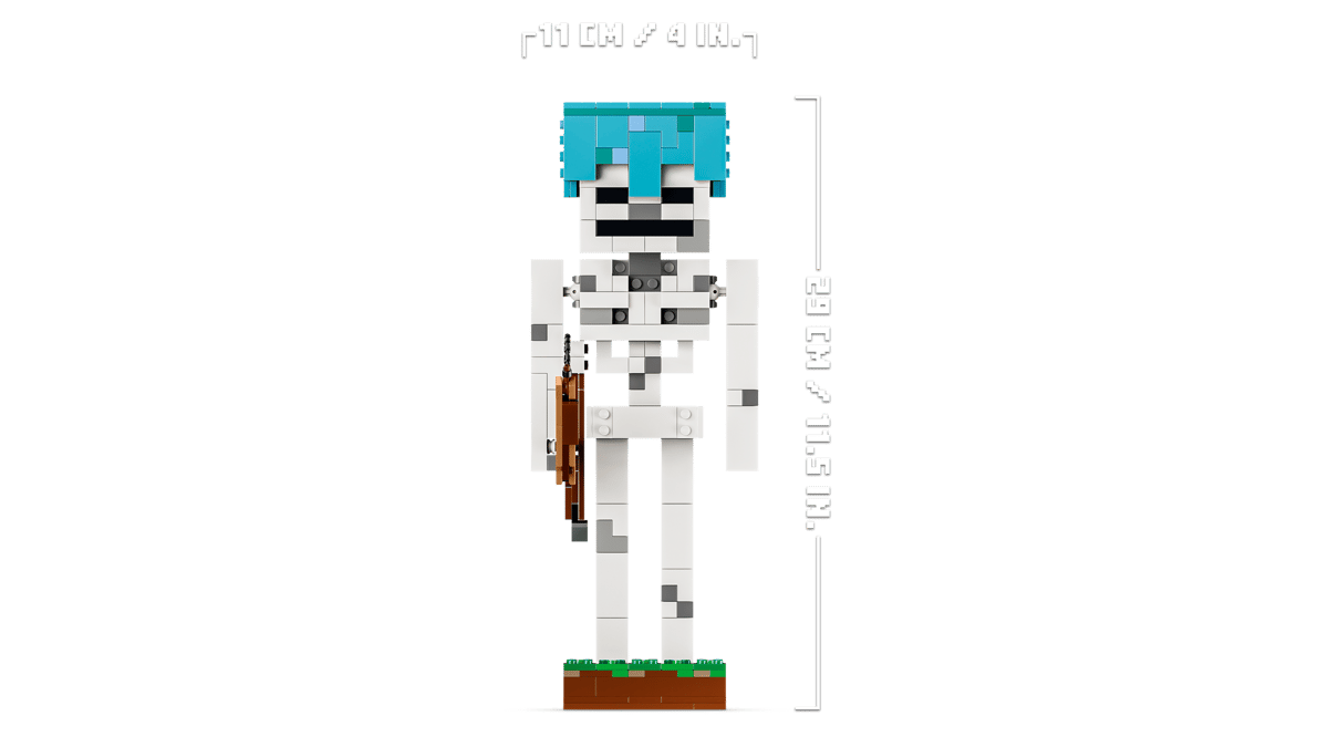 LEGO Minecraft The Skeleton (21594) | Minecraft Building Set for Ages 8+