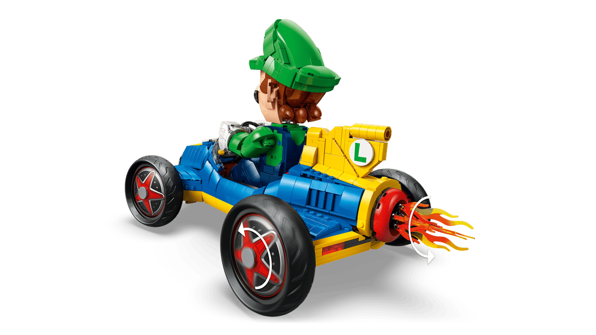 LEGO Super Mario Mario Kart™ – Luigi & Mach 8 (72050) – Collectible Racing Build Set