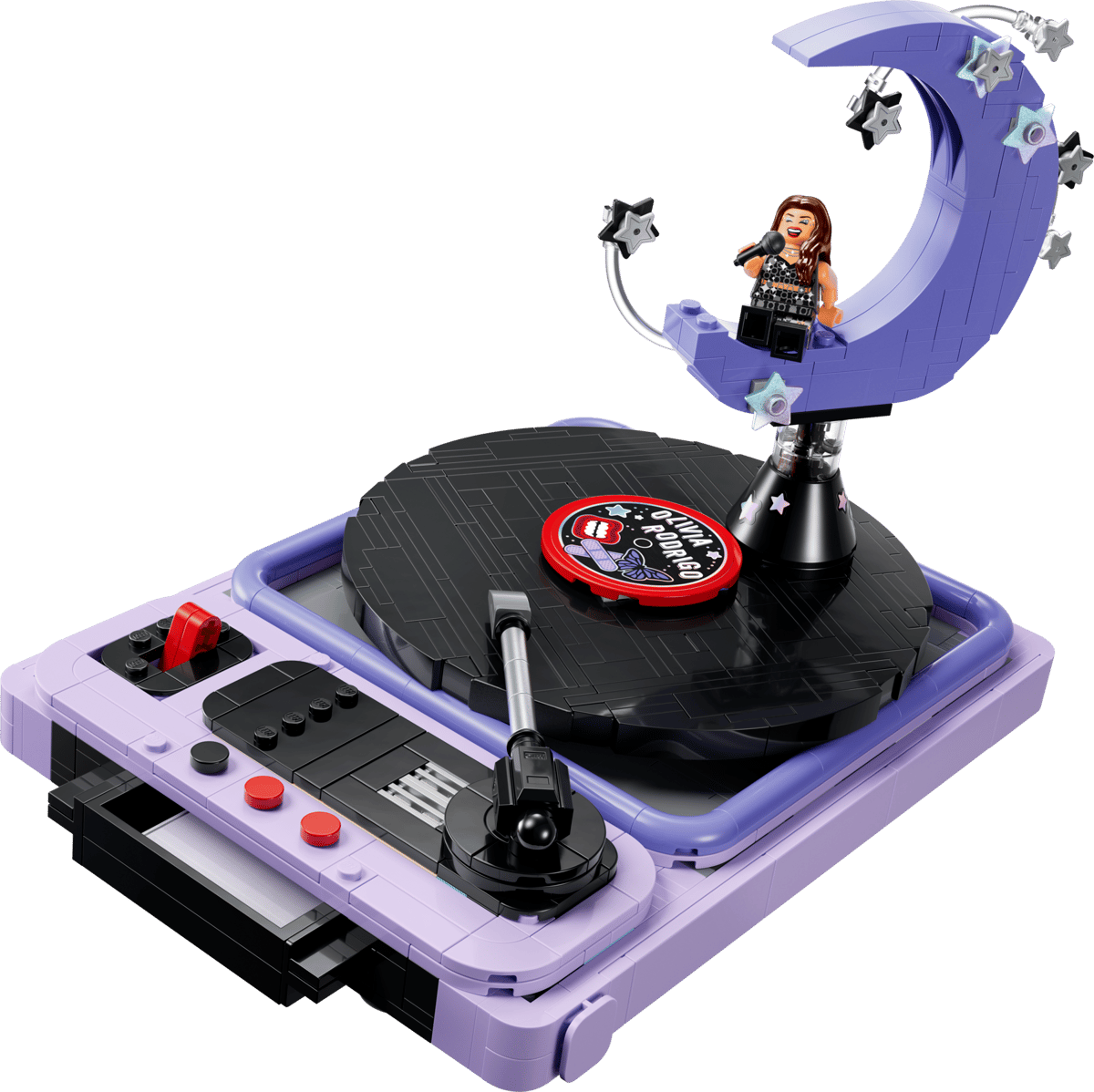 LEGO Editions Olivia Rodrigo's Concert Moon – 670-Piece GUTS World Tour Display Set with Record Player & Spinning Moon (Ages 10+) [43029]