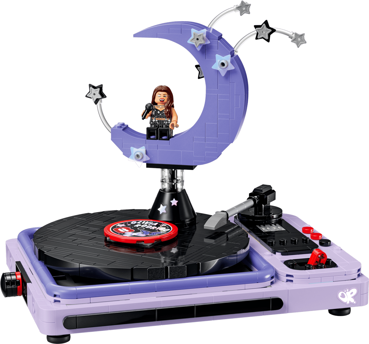 LEGO Editions Olivia Rodrigo's Concert Moon – 670-Piece GUTS World Tour Display Set with Record Player & Spinning Moon (Ages 10+) [43029]