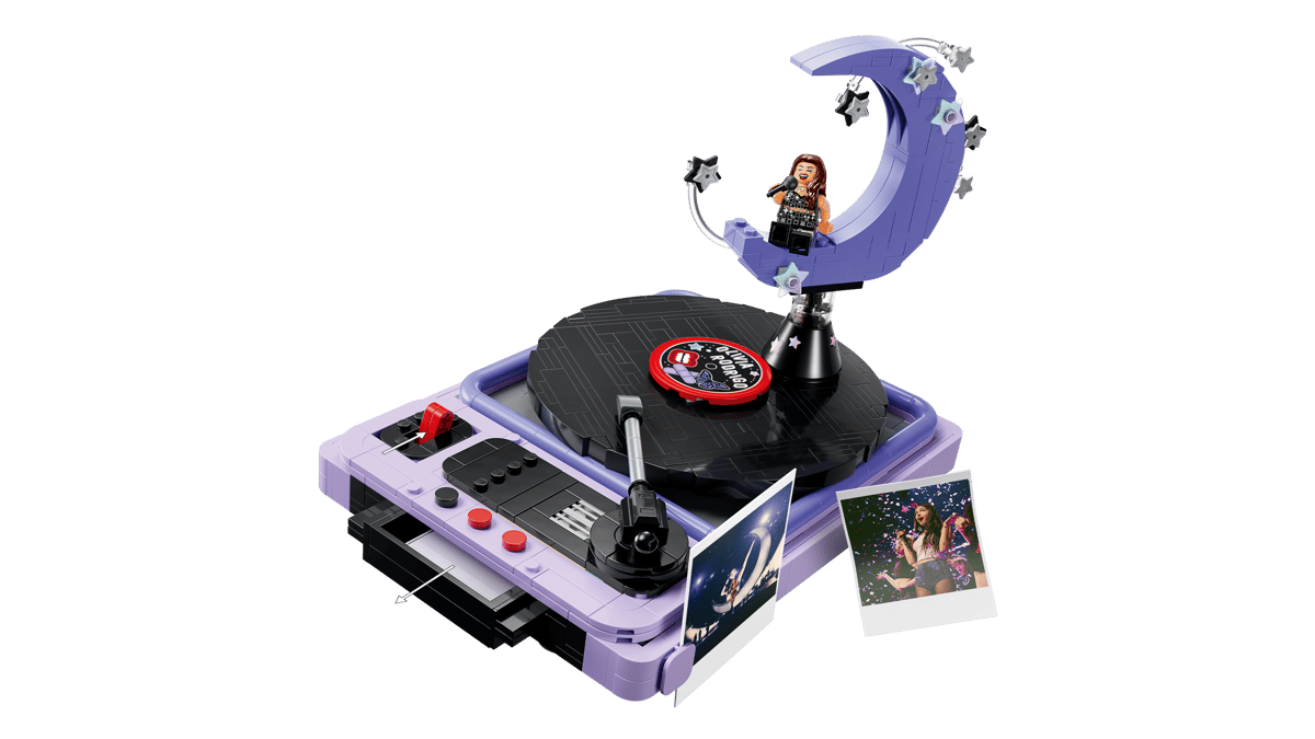 LEGO Editions Olivia Rodrigo's Concert Moon – 670-Piece GUTS World Tour Display Set with Record Player & Spinning Moon (Ages 10+) [43029]