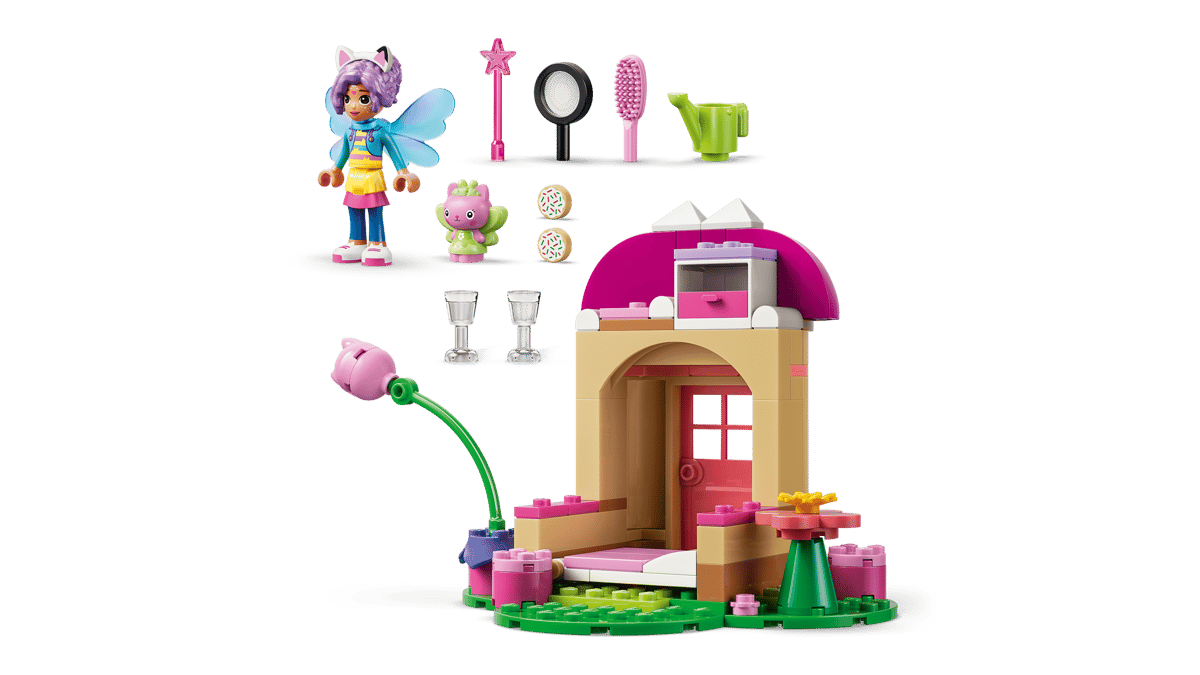 LEGO Gabby's Dollhouse Kitty Fairy's Garden House (11212) | Gabby's Dollhouse Building Set for Ages 4+
