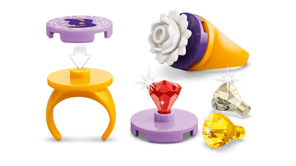LEGO Disney Princess Jasmine's Jewelry Box (43295) | Disney Princess Building Set for Ages 4+