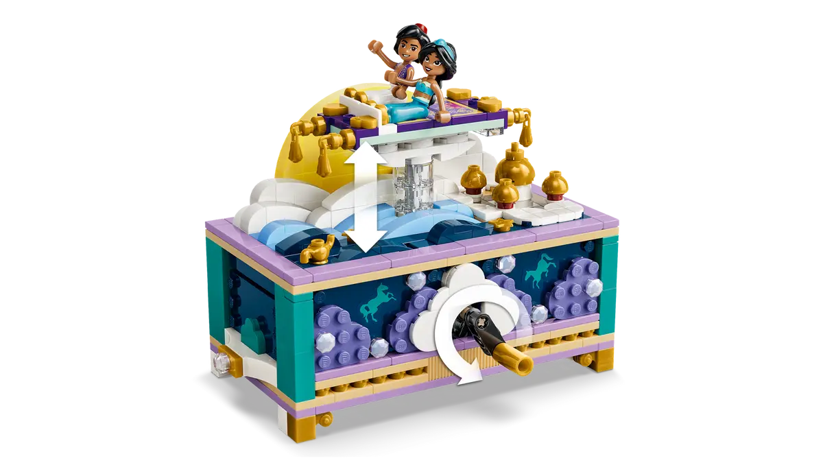 LEGO Disney Princess Jasmine's Jewelry Box (43295) | Disney Princess Building Set for Ages 4+