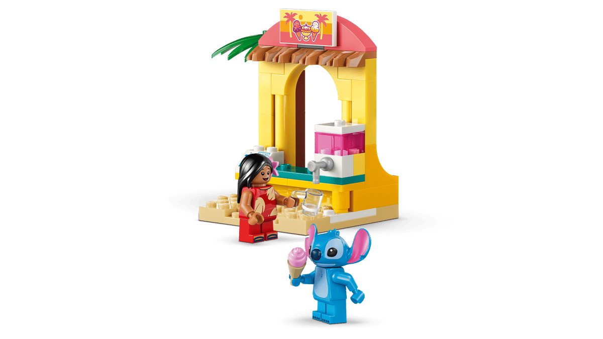 LEGO Disney Classic Beach Fun with Lilo & Stitch (43280) | Disney Classic Building Set for Ages 4+