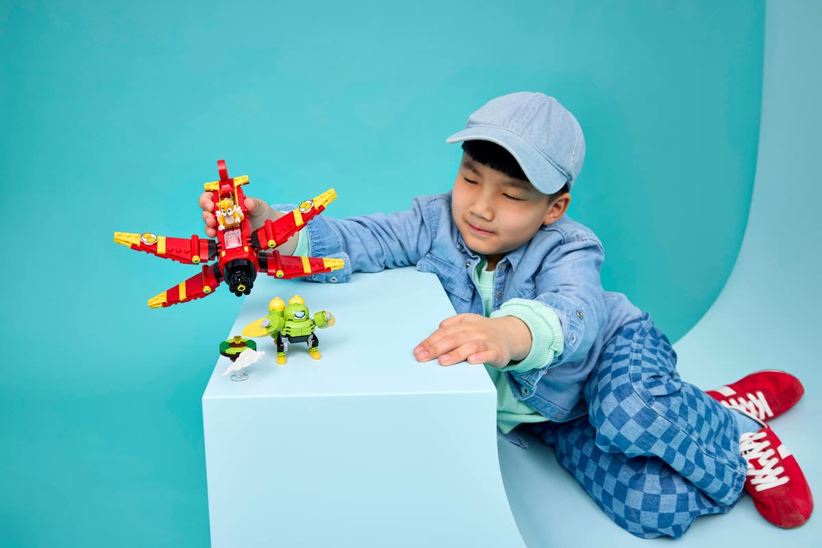 LEGO Sonic Tails' Tornado-1 Plane (77119) | Sonic Building Set for Ages 8+