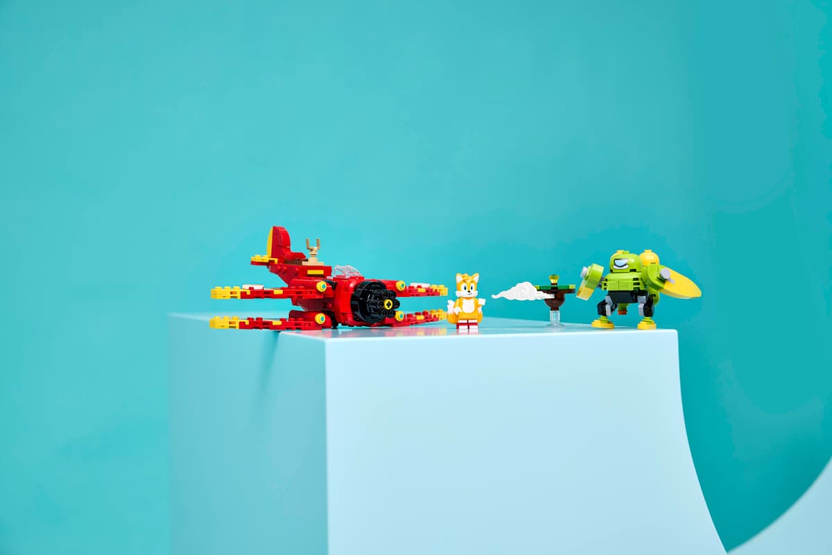 LEGO Sonic Tails' Tornado-1 Plane (77119) | Sonic Building Set for Ages 8+