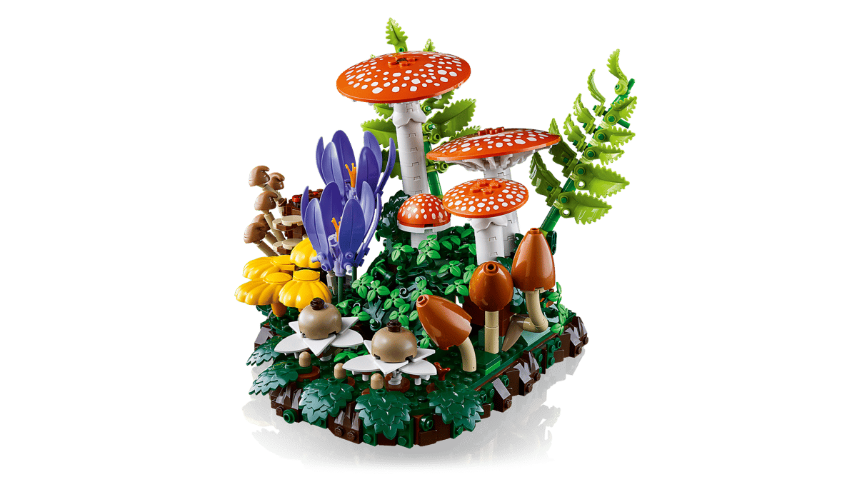 LEGO Botanicals Woodland Mushrooms (11505) | Botanicals Building Set for Ages 8+