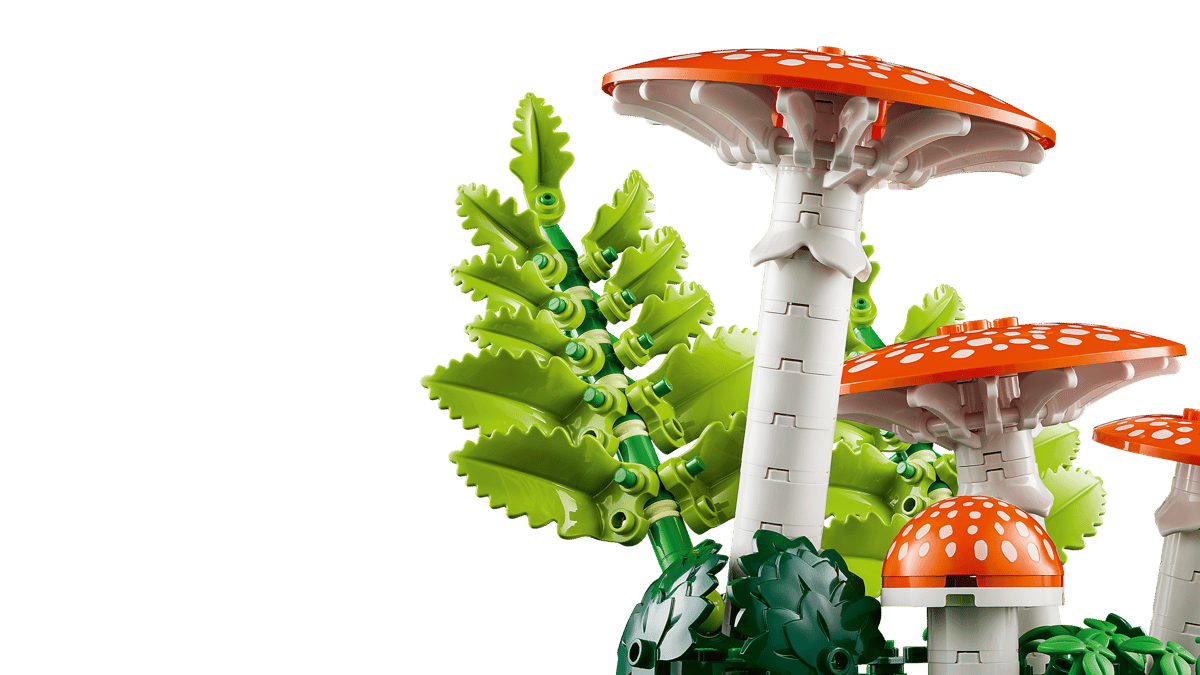 LEGO Botanicals Woodland Mushrooms (11505) | Botanicals Building Set for Ages 8+