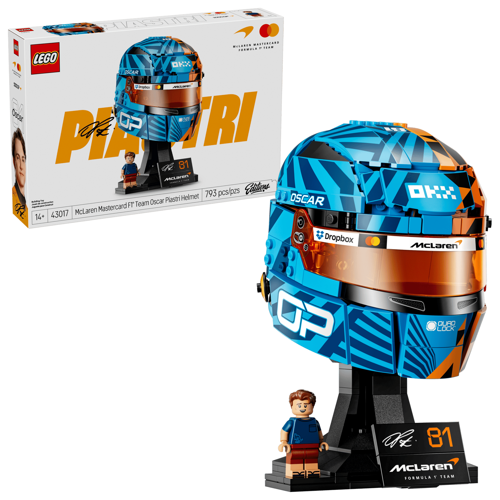 LEGO Editions McLaren Mastercard F1® Team Oscar Piastri Helmet [43017]