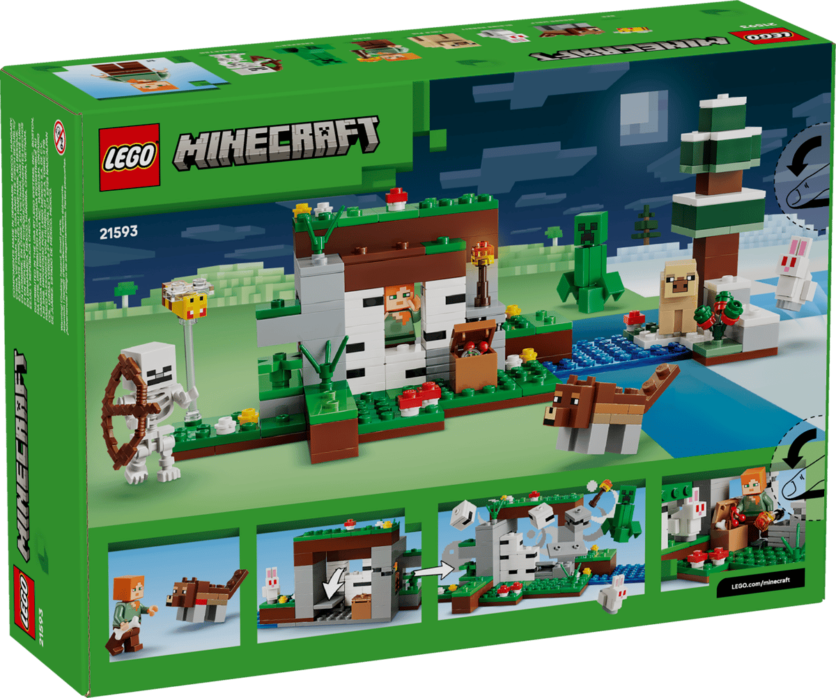 LEGO Minecraft First Night Adventure (21593) | Minecraft Building Set for Ages 8+