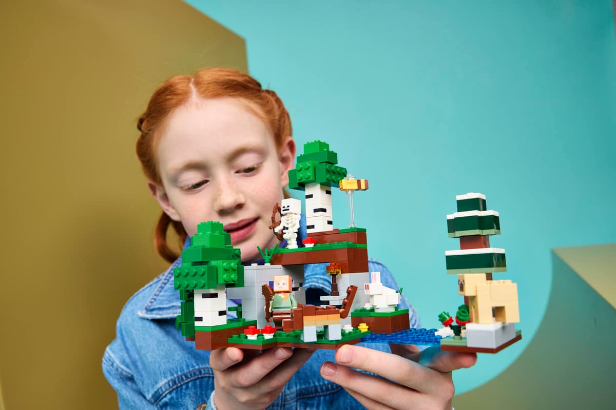 LEGO Minecraft First Night Adventure (21593) | Minecraft Building Set for Ages 8+