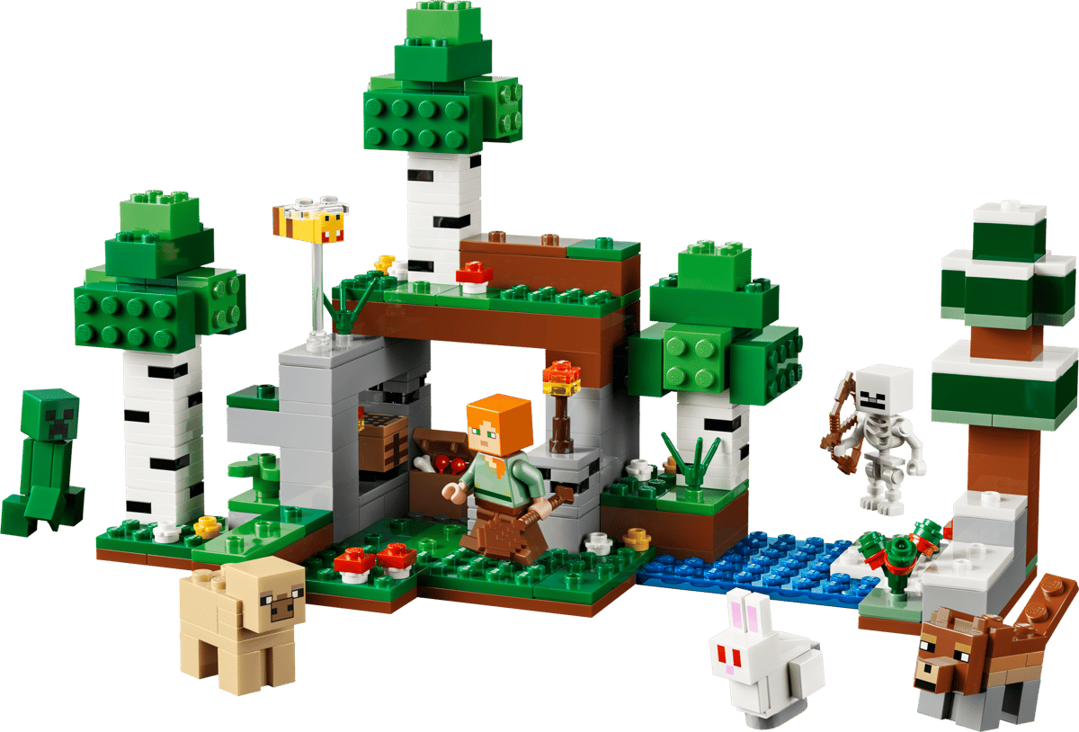 LEGO Minecraft First Night Adventure (21593) | Minecraft Building Set for Ages 8+