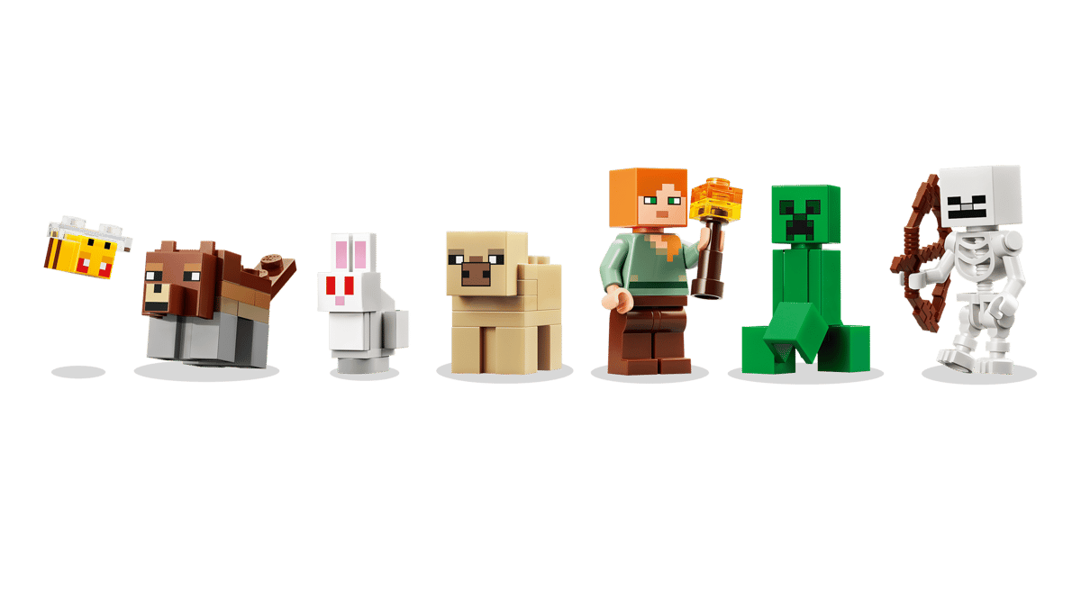 LEGO Minecraft First Night Adventure (21593) | Minecraft Building Set for Ages 8+