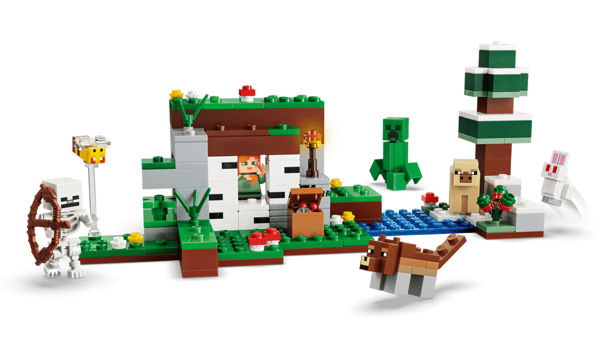 LEGO Minecraft First Night Adventure (21593) | Minecraft Building Set for Ages 8+