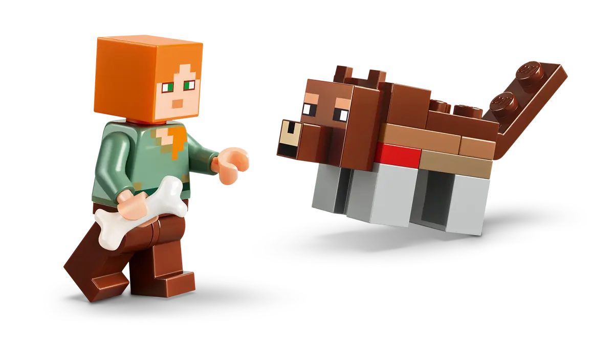 LEGO Minecraft First Night Adventure (21593) | Minecraft Building Set for Ages 8+