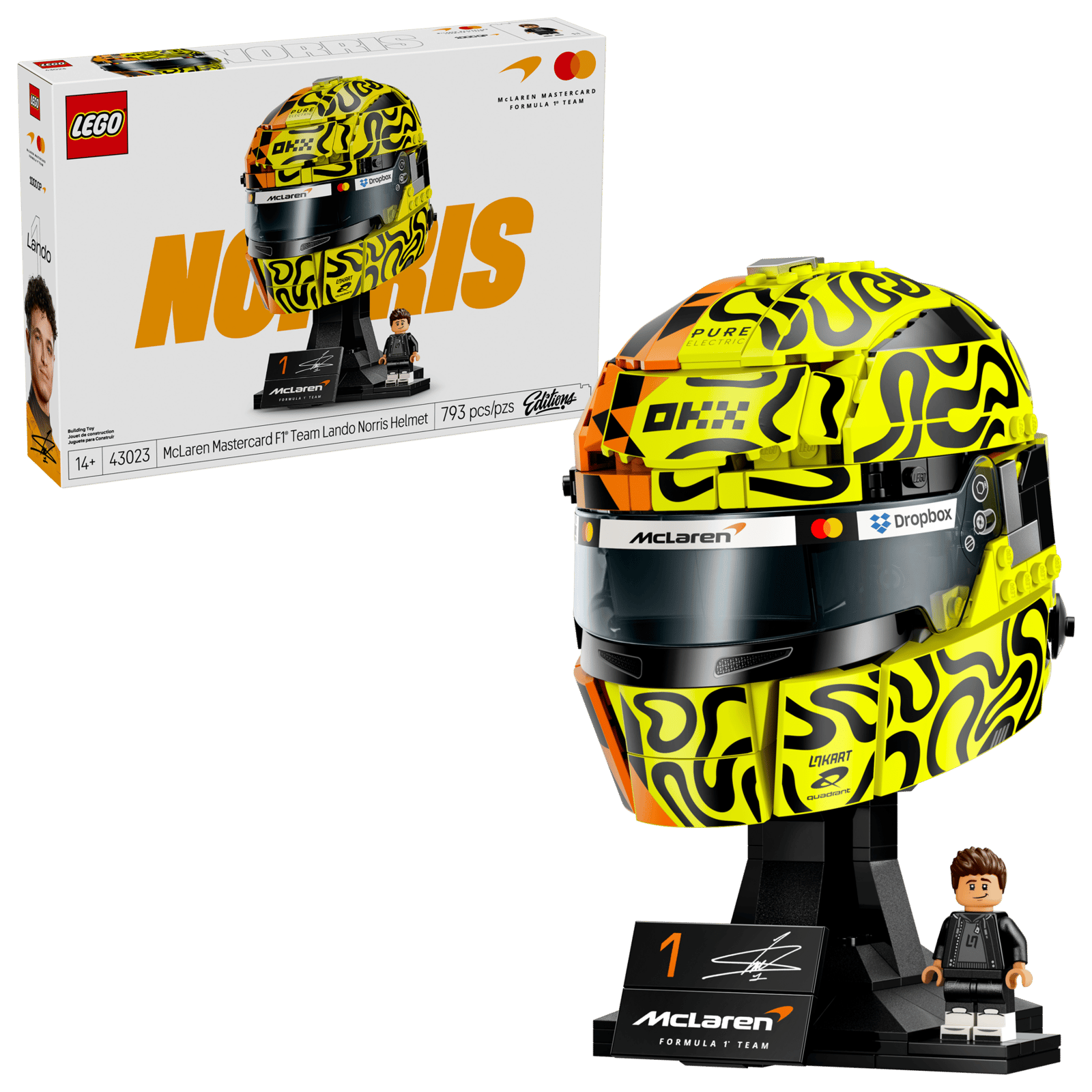 LEGO Editions McLaren Mastercard F1® Team Lando Norris Helmet (43023
