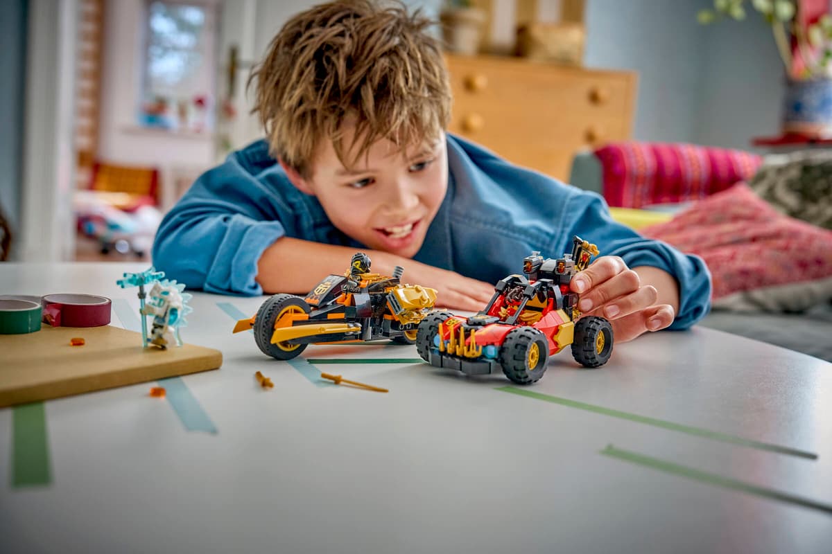 LEGO Ninjago Kai and Cole's Combiner Vehicles (71864) | Ninjago Building Set for Ages 8+