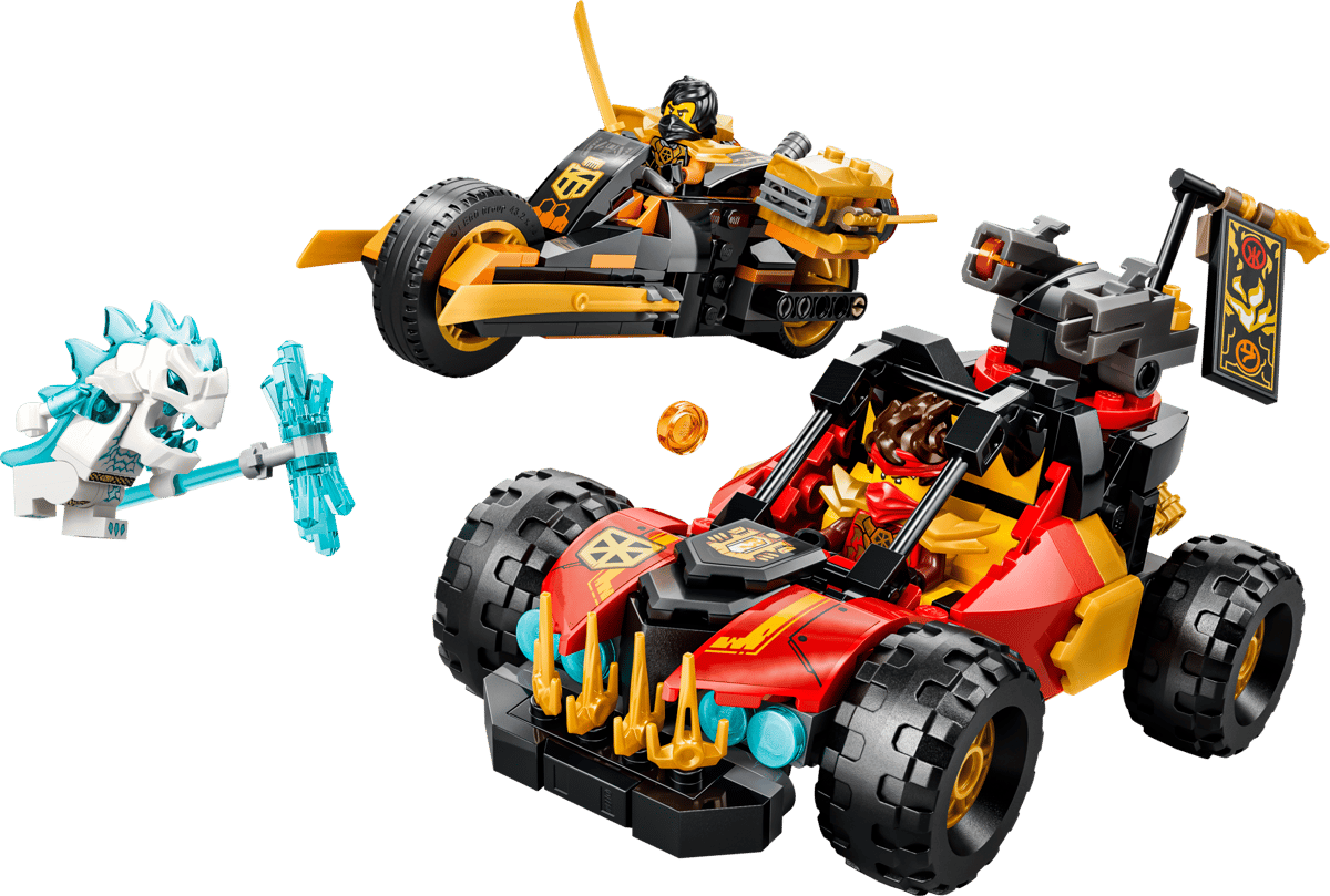 LEGO Ninjago Kai and Cole's Combiner Vehicles (71864) | Ninjago Building Set for Ages 8+